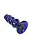Анальна пробка Radiant Glass Buttplug 11.5 см (синій) - мініатюра 5