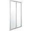 Душевые двери Eger 120x195 см раздвижные 599-153(h), прозрачный, хром - миниатюра 1