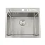 Кухонная мойка накладная 1.5 мм из нержавейки 45 см Nett NS-5245 - миниатюра 7