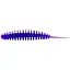 Силикон FishUP Tanta 1" #060 Dark Violet/Peacock & Silver (12 шт/уп) - миниатюра 1