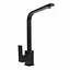 Змішувач для кухні Platinum 179 NES (3007) чорний матовий - мініатюра 1