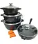 Набор кастрюль со сковородой и сотейником Bohmann BH-6018 MRB с индукционным дном 8 предметов - миниатюра 2
