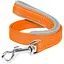 Повідець Dog Extreme з нейлону з прогумованою ручкою (ширина 20мм, довжина 122 см) помаранчевий - мініатюра 1