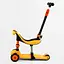 Самокат-велобіг 3 в 1 Best Scooter 32х14х61-75 см Помаранчевий 000231685 - мініатюра 2