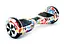 Гироборд Smart Balance Wheel 6.5 Граффити Белый - миниатюра 4