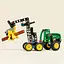 Конструктор LEGO Technic Колісний комбайн John Deere 1470H 117 деталей (42218)  - мініатюра 5