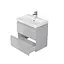 Тумба для ванної кімнати Cersanit CET В03 з умивальником Moduo Slim 50 см Сірий UN509-041 30412 - мініатюра 3