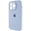Чохол Epik Silicone Case Full Camera Protective (AA) для Apple iPhone 14 Pro Max (6.7) Блакитний/Lilac Blue - мініатюра 3
