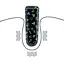 Вибратор для клитора Lovetoy Heart Massager Glow In The Dark 8.5 см черный - миниатюра 6