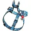 Шлея для собак Waudog Nylon з QR паспортом, малюнок "Етно синій", пластиковий фастекс, XL - мініатюра 2