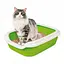 Туалет Природа Comfort L для кошек 49х39х15 см (зеленый) - миниатюра 2