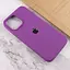 Чохол Silicone Case Full Protective (AA) для Apple iPhone 16 Pro Max (6.9) Фіолетовий / Grape - мініатюра 5