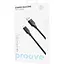 Кабель Proove Striped Silicone USB-A to Lightning 1m Black (CCSS00001101) [133335] - миниатюра 2