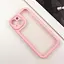 Чохол Epik TPU Transparent + Colour 1.5 мм для Apple iPhone 15, 6.1 Pink - мініатюра 2