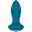 Анальна пробка Power Gem Vibrating Crystal Probe 10,7 см (блакитний) - мініатюра 1