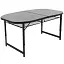 Стіл Bo-Camp Northgate Oval Black Grey 150 x 80 см (1404188) - мініатюра 1