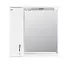 Зеркало со шкафчиком Kraft Прима левое 55 см Белый 30412 - миниатюра 1