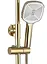 Душова система Rea Storm 2.0 gold з виливом REA-P9530, Золотий - мініатюра 4