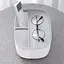 Набор аксессуаров для ванной комнаты My Home MVM-08 белый с серым (MVM-MH-08 WHITE/GRAY) - миниатюра 4