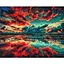 Картина по номерам Отражение мира Brushme 40x50 см разноцветная 000277183 - миниатюра 1