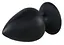 Анальна пробка Orion Black Velvets Butt Plug Extra 14 см (чорний) - мініатюра 4