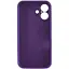 Чохол Epik Silicone Case Full Camera Protective AA для Apple iPhone 16, 6.1 Фіолетовий/Amethyst - мініатюра 5