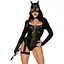 Еротичний костюм кішечки Leg Avenue Fierce Feline M - мініатюра 1