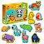 Набір магнітів MAXI "Зоо" Vladi Toys VT3106-25, 18 шт - мініатюра 1
