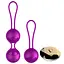 Вагінальні кульки B - Series Fox Kegel Balls Set (фіолетовий) - мініатюра 1