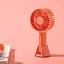 Вентилятор портативный Xiaomi VH Mini Portable Handheld Fan оранжевый - миниатюра 2