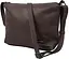 Женская кожаная наплечная сумка Borsacomoda темно-коричневая sum0028737 - миниатюра 2