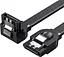 Кабель кутовий Ugreen US217 angled SATA 3 Data Cable 50 см чорний (30797) - мініатюра 1