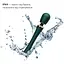 Вибромассажер с насадками Zalo Kyro Wand Turquoise Green - миниатюра 5