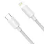 Кабель PD Baseus Simple Wisdom Data Cable Kit Type-C to iP PD 20W (2ШТ/Set)1.5 м білий TZCATLZJ-02 - мініатюра 1