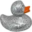 Утка FunnyDucks Disco Silver (1345) - миниатюра 5