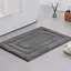 Килимок для ванної кімнати - екстра м’який, абсорбуючий, міцний, прорезинений - 40 x 60 см Сірий - мініатюра 1