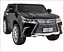 Электромобиль Ramiz Lexus LX570 окрашенный 2x12 В на пульте управления, черный (PA.DK-LX570.EXL.CZ) - миниатюра 9