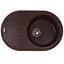 Кухонна мийка Zerix ZS-7750R-12 коричнева ZX4560, Коричневий - мініатюра 1