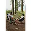 Крісло складане Naturehike Clamshell 001 Triangle Folding Moon Chair чорний - мініатюра 4