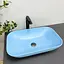 Умивальник VBI Avezzano blue matt накладний VBI-014403, Синий - мініатюра 3
