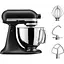 Планетарный миксер KitchenAid Artisan 5KSM125EBM (131316) - миниатюра 4