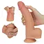 Реалістичний вібратор Lovetoy Dual Layer Rotating Nature Cock Anthony 21.5 см тілесний - мініатюра 7