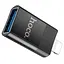 Адаптер переходник Hoco UA17 Lightning to USB 2.0 F черный - миниатюра 3