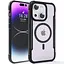 Чохол Epik TPU+PC Defense Clear with MagSafe для Apple iPhone 15 Plus 6.7 Чорний - мініатюра 1