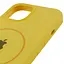 Чехол Silicone Case Full Protective AA with MagSafe для Apple iPhone 14 Plus 6.7 Желтый/Yellow - миниатюра 4