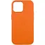 Шкіряний чохол Epik Leather Case AAA with MagSafe and Animation для Apple iPhone 14, 6.1 Orange - мініатюра 1