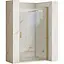 Душевые двери Rea Hugo 100 brushed gold REA-K8413 - миниатюра 1