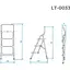 Стремянка Intertool LT-0033 (140478) - миниатюра 2