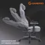 Ігрове крісло GamePro FGC750DG Fabric Dark Gray (FGC750DG) - мініатюра 15