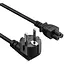 Кабель питания от сети PC-186, черный, 1.5 м, GTL, CEE 7/7 - IEC C5, 3x0.75 мм² (GTLPC18615C5BK) - миниатюра 1